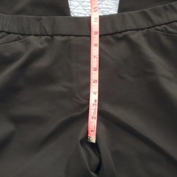 "J. JILL" PONTE SLIM LEG, Pull On PANT SIZE M, COLOR BLACK - Picture 9 of 12